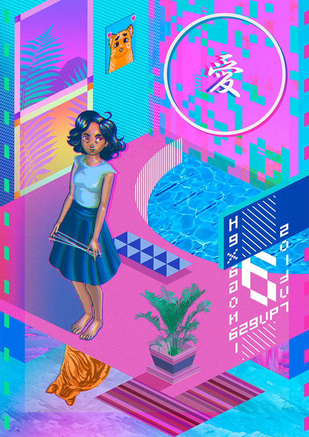 Mandinga — Sol Turquesa Hexagonal