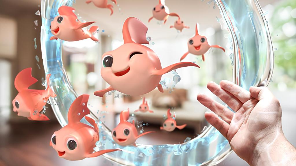 Tiny Fins — Vision Pro Mini Game