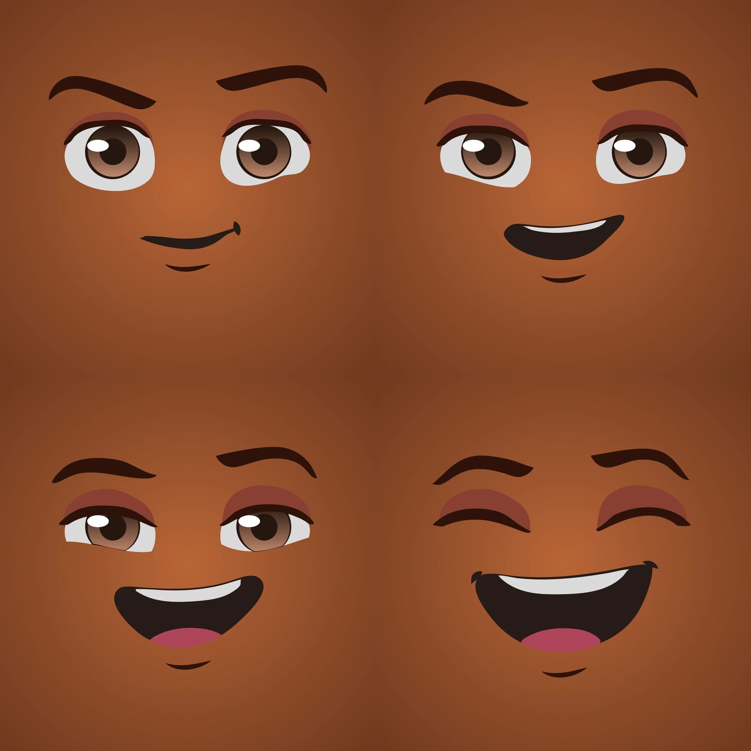 Solar Happy - AI face study