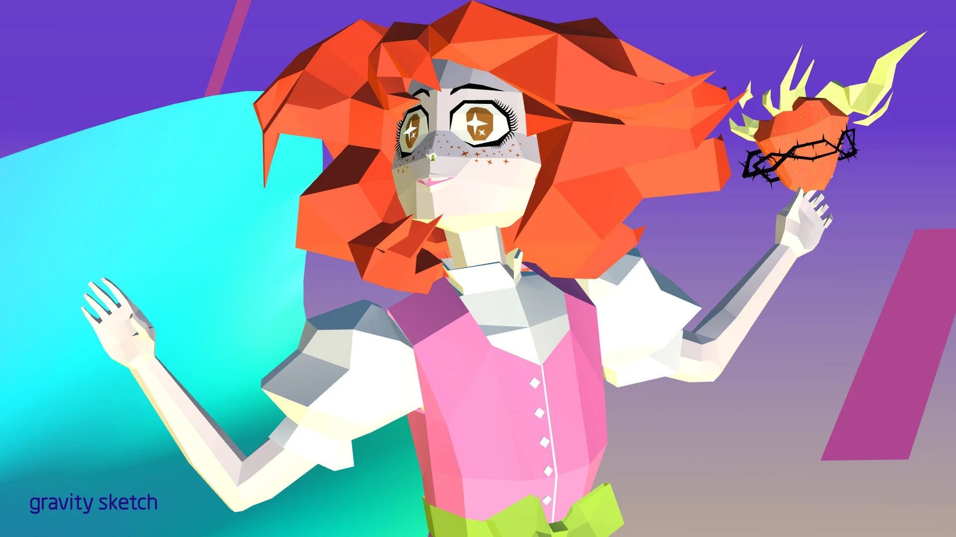 Gravity Sketch VR - low poly sculpt