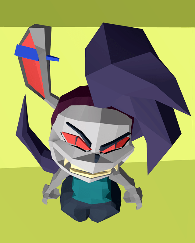 Low poly render