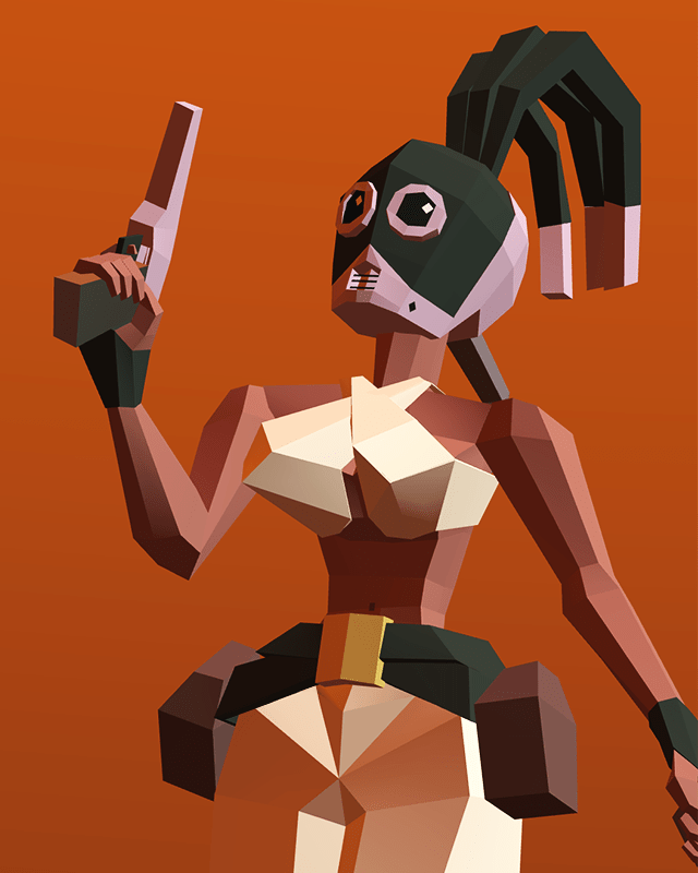 Low poly render