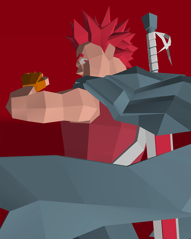 Low poly render