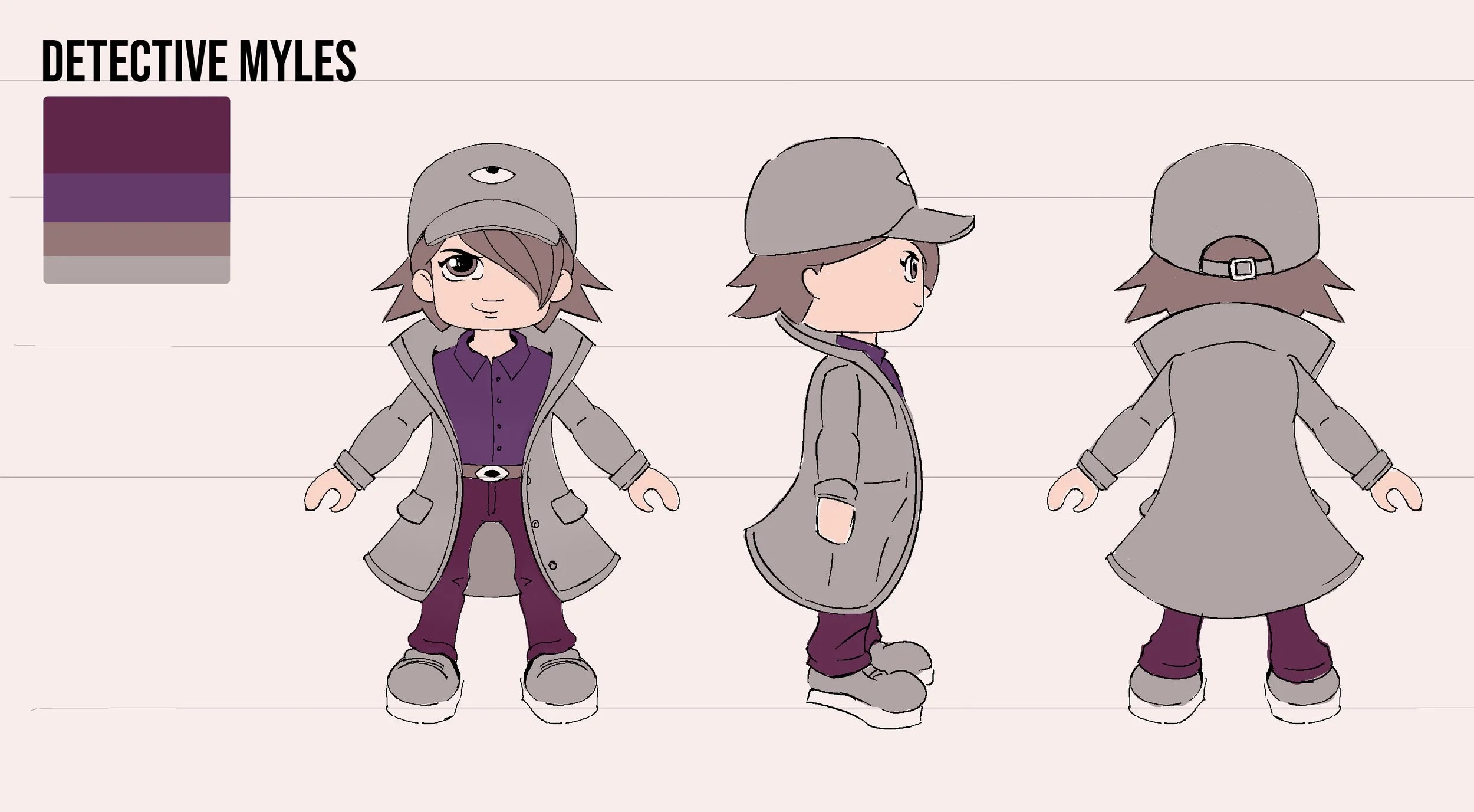 Detective Myles - character concept