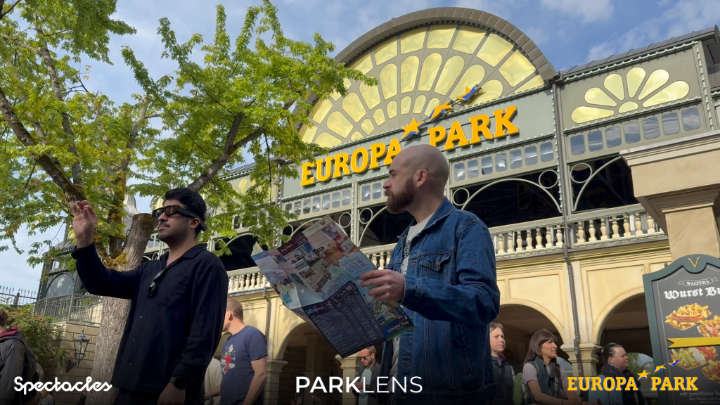 ParkLens — Wearing Spectacles at the Europa-Park entrance