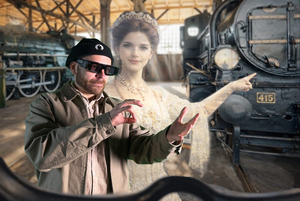 RailXR - AR prototype at Bahnpark Augsburg, Snap Spectacles Gen 5