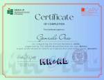 Certificate of Completion